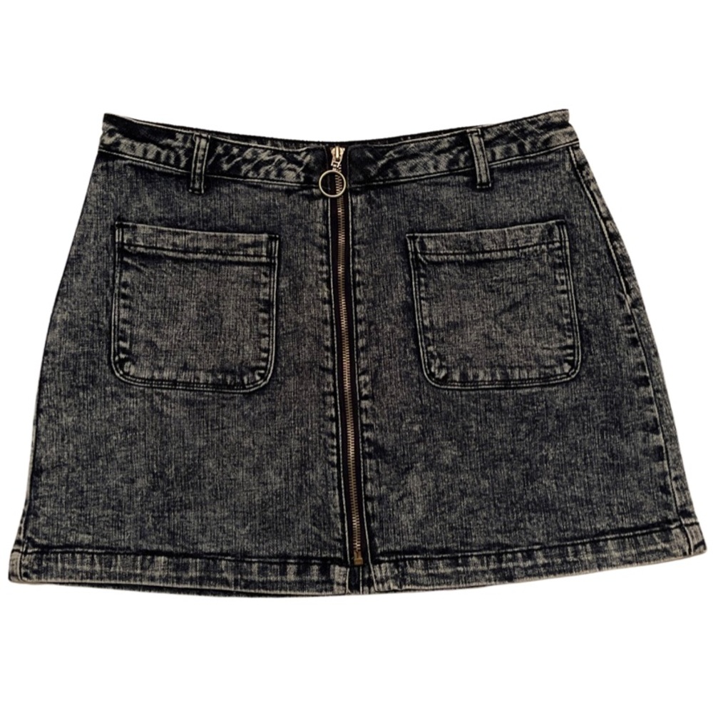 Forever21 Contemporary High-waisted Denim Skirt